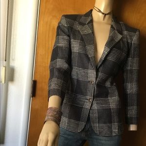Gucci Vintage Linen and Silk 3/4 Sleeve Blazer